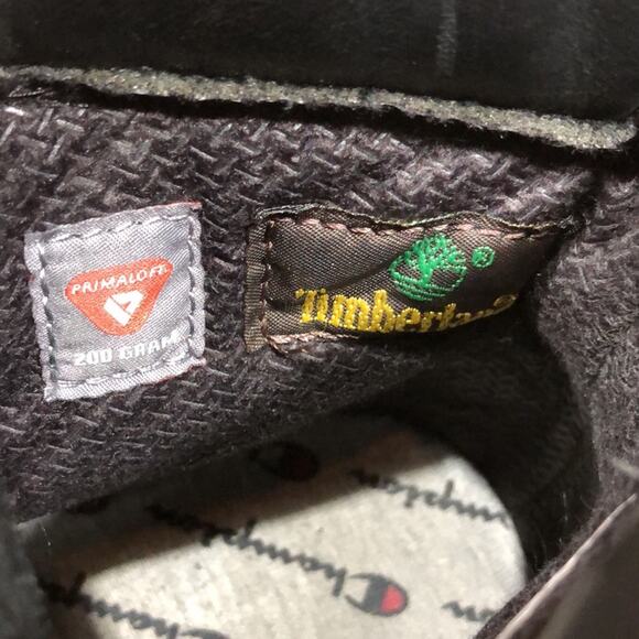 Timberland x Champion 6-Inch Premium Black Leather Waterproof Boots Women Size 6 - Picture 13 of 14